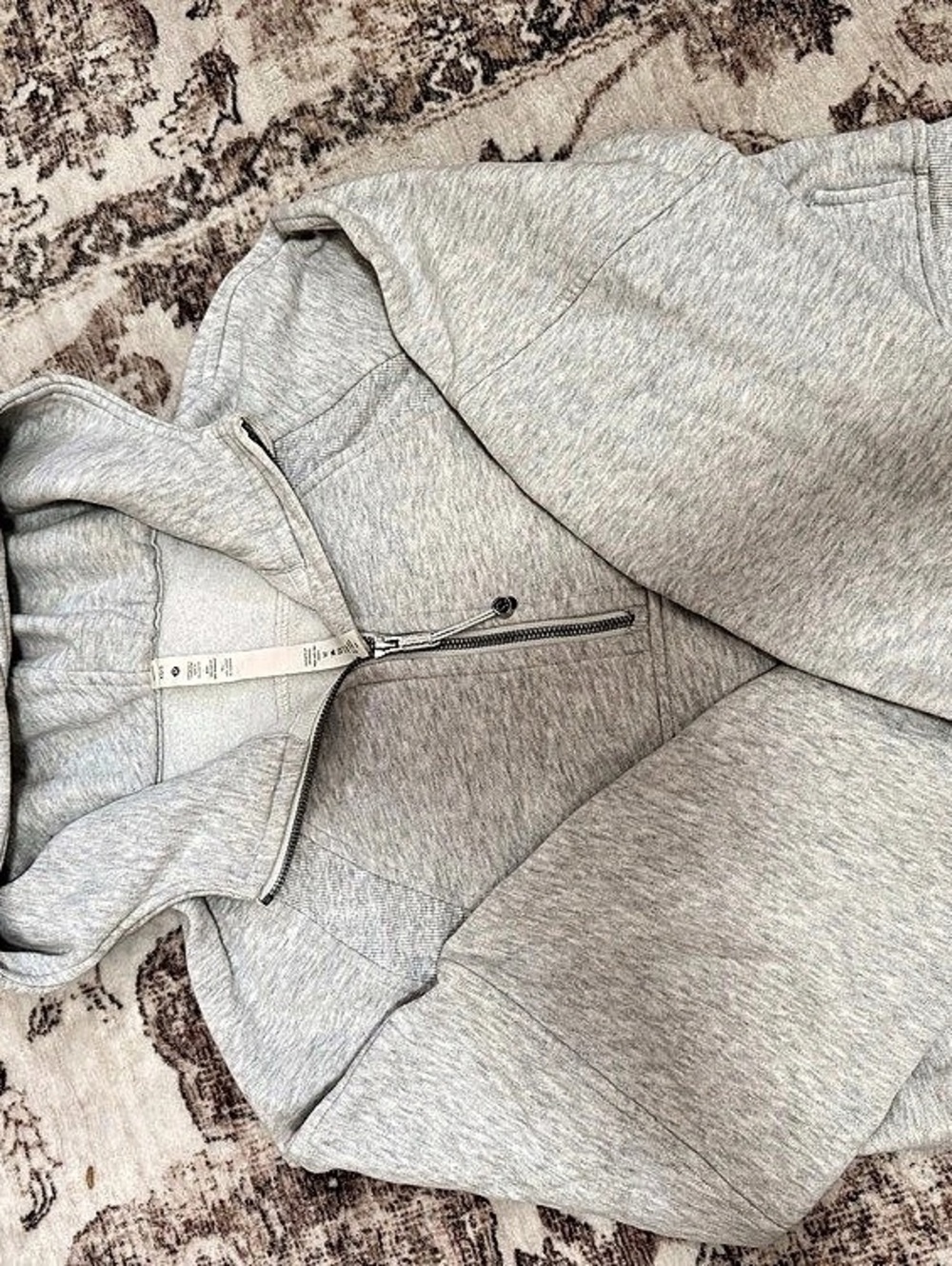 Lululemon Scuba Oversized Half-Zip Hoodie Gray